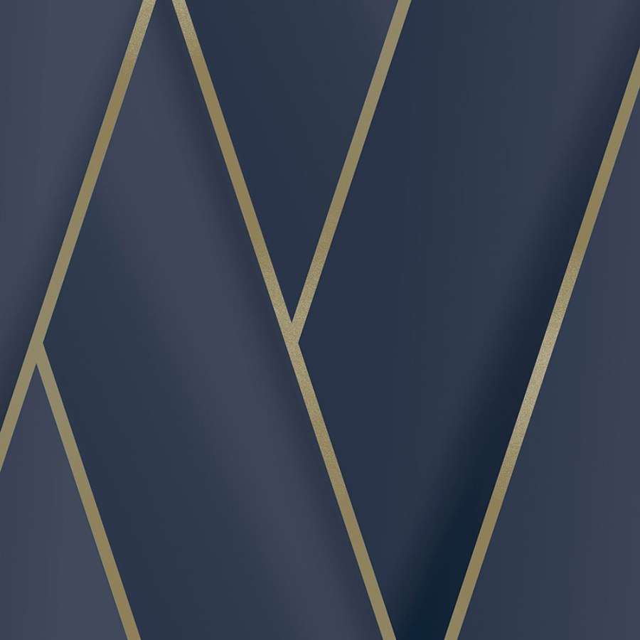 Modrá geometrická vliesová omyvatelná tapeta na zeď 234801 | Lepidlo zdarma - Tapety Premium Selection