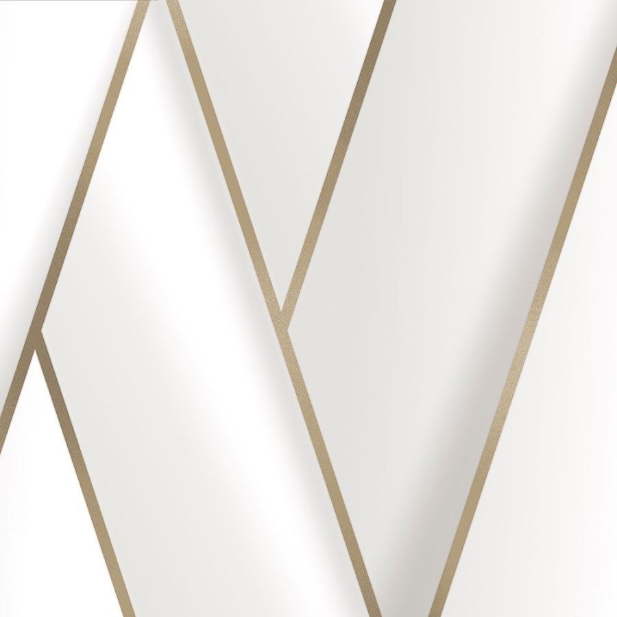 Bílá geometrická vliesová omyvatelná tapeta na zeď 234800 | Lepidlo zdarma - Tapety Premium Selection