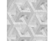 Geometrická mramorovaná vliesová omyvatelná tapeta na zeď 234719 | Lepidlo zdarma
