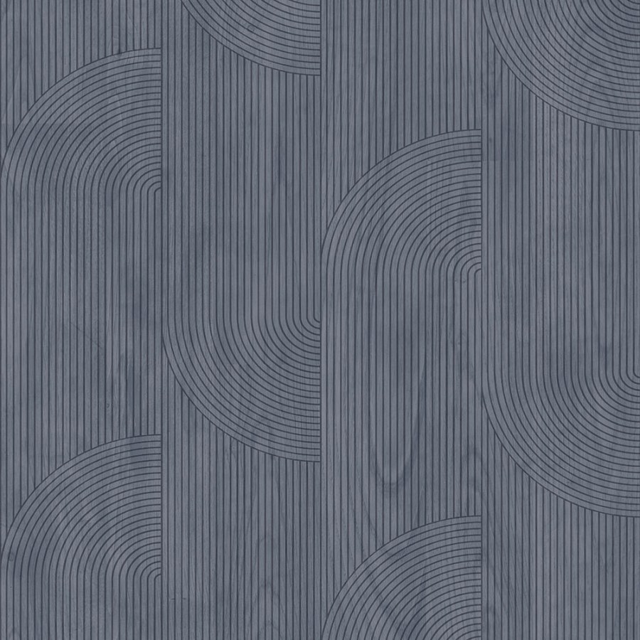Tmavě modrá geometrická vliesová omyvatelná tapeta na zeď 231601 | Lepidlo zdarma - Tapety Premium Selection