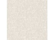 Vliesová grafická šedá tapeta - tváře, obličeje 241207 | Lepidlo zdarma Tapety Vavex - Tapety Premium Selection