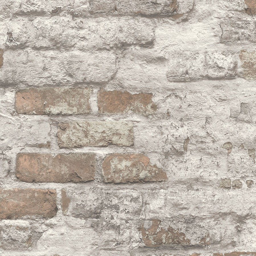 Vliesová tapeta šedo-červená cihlová zeď A58101 | Lepidlo zdarma - Tapety Vavex 2024
