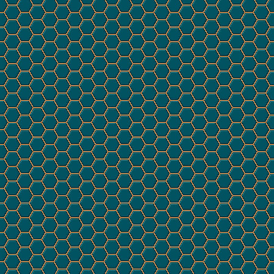 Koupelnová a kuchyňská vliesová tapeta s hexagony 112651 | Lepidlo zdarma - Tapety Vavex 2024