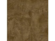 Štuková hnědo-zlatá vliesová tapeta A56104 | Lepidlo zdarma