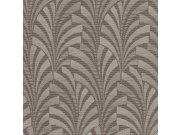 Hnědo-šedá vliesová tapeta s ornamenty A53302 | Lepidlo zdarma
