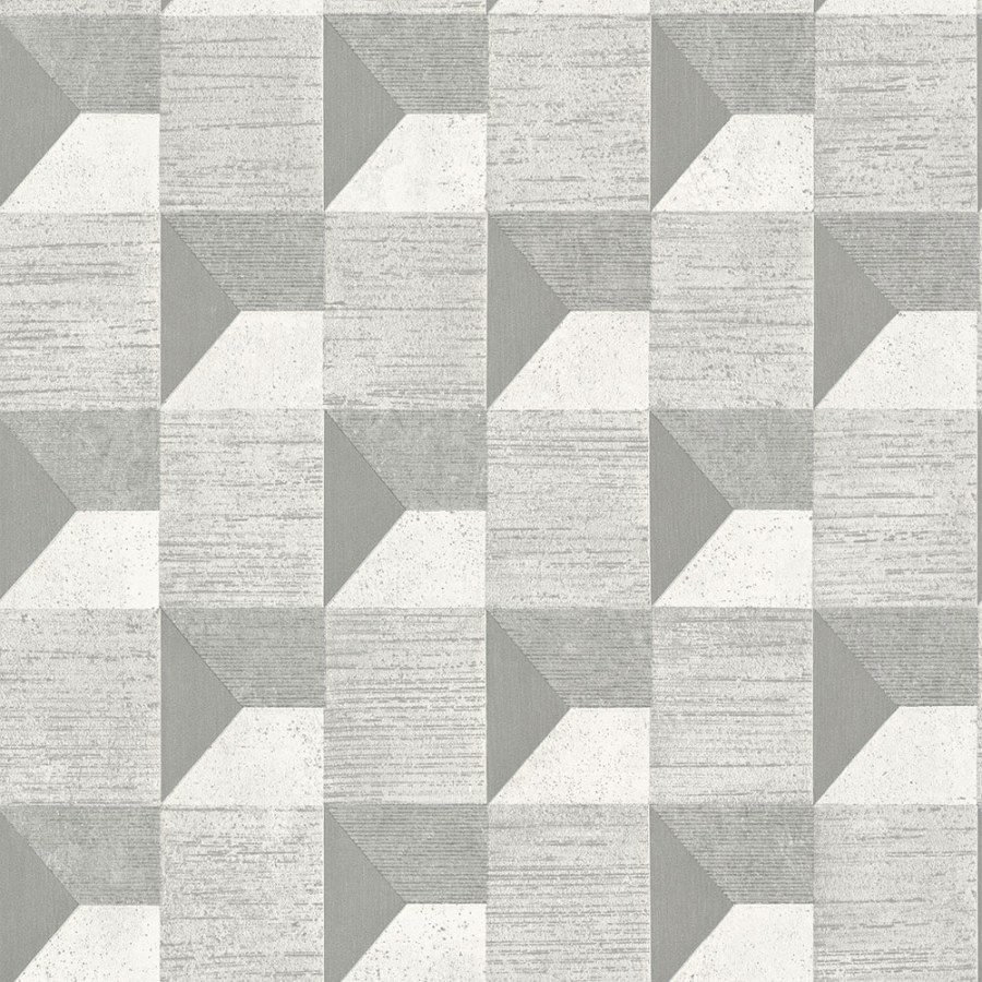 Geometrická šedá vliesová tapeta A48701 | Lepidlo zdarma - Tapety Vavex 2024