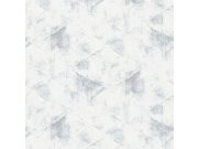 Štuková bílo-šedá vliesová tapeta A48501 | Lepidlo zdarma