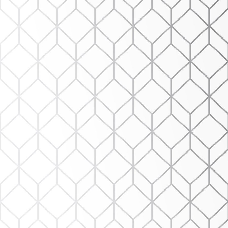 Geometrická bílá vliesová tapeta 104121 | Lepidlo zdarma - Tapety Vavex 2024
