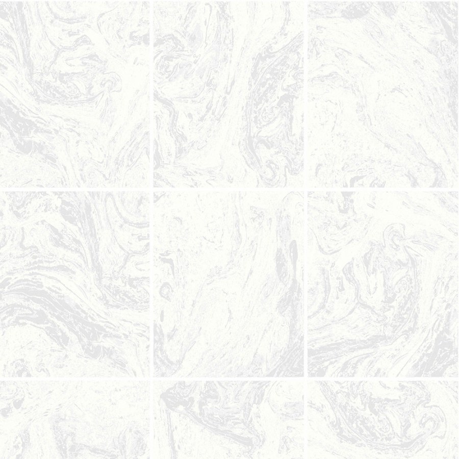Koupelnová šedo-stříbrná vliesová tapeta 104881 | Lepidlo zdarma