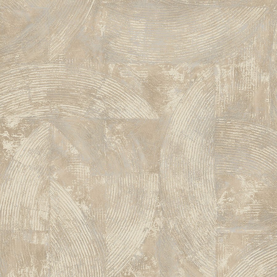 Štuková béžovo-šedá vliesová tapeta A56102 | Lepidlo zdarma