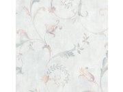 Luxusní vliesová tapeta s ornamenty na šedo modrém podkladu | 27214 | Lepidlo zdarma Tapety Vavex - Tapety Limonta - Tapety Electa