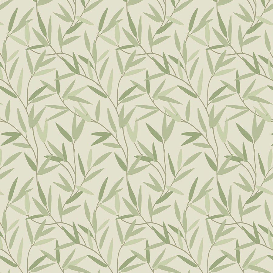 Vliesová tapeta na zeď s větvičkami zeleného bambusu 113364 | Lepidlo zdarma - Tapety Laura Ashley