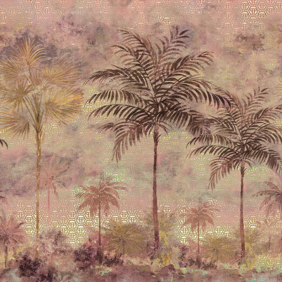 Obrazová vliesová tapeta palmy Z80089 Philipp Plein 300x300 cm - Philipp Plein