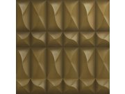 Hnědá geometrická obrazová vliesová tapeta Z80086 Philipp Plein 300x300 cm