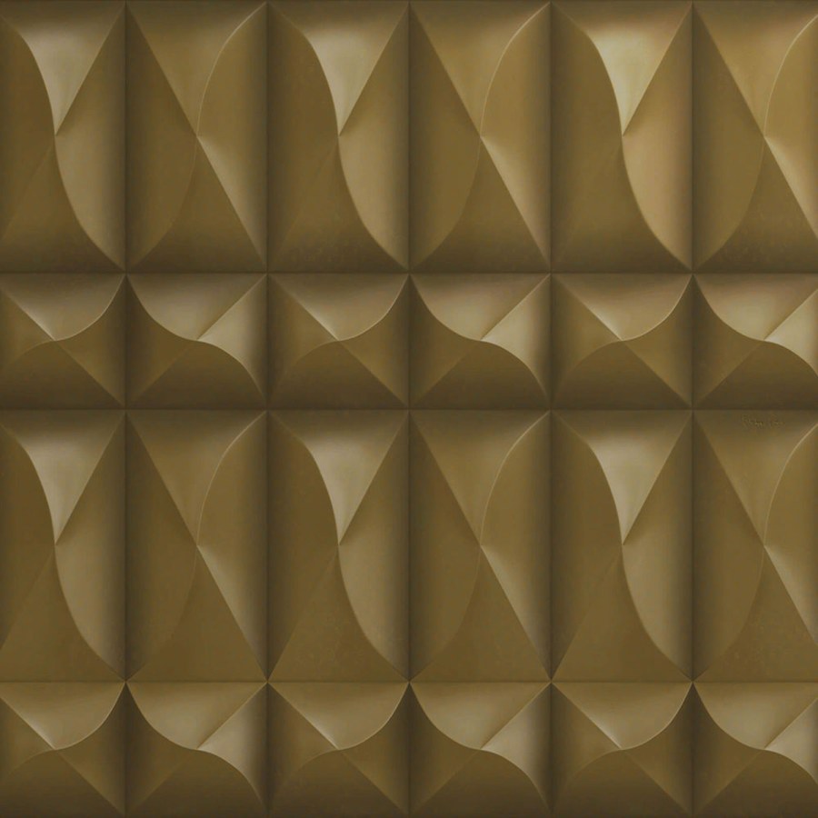 Hnědá geometrická obrazová vliesová tapeta Z80086 Philipp Plein 300x300 cm - Philipp Plein