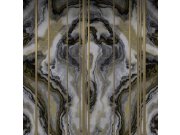 Obrazová vliesová tapeta achát s metalickými pruhy Z8084 Philipp Plein 300x300 cm Tapety Vavex - Tapety Zambaiti Parati - Philipp Plein