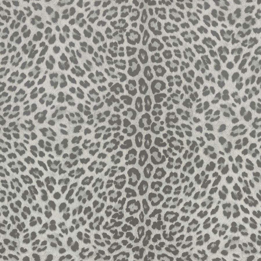Šedá vliesová tapeta s vinylovým povrchem imitace gepardí kožešiny Z80045 Philipp Plein - Philipp Plein