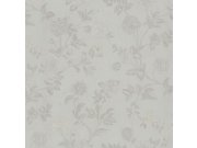 Bílá vliesová tapeta na zeď květiny Z66805 Satin Flowers
