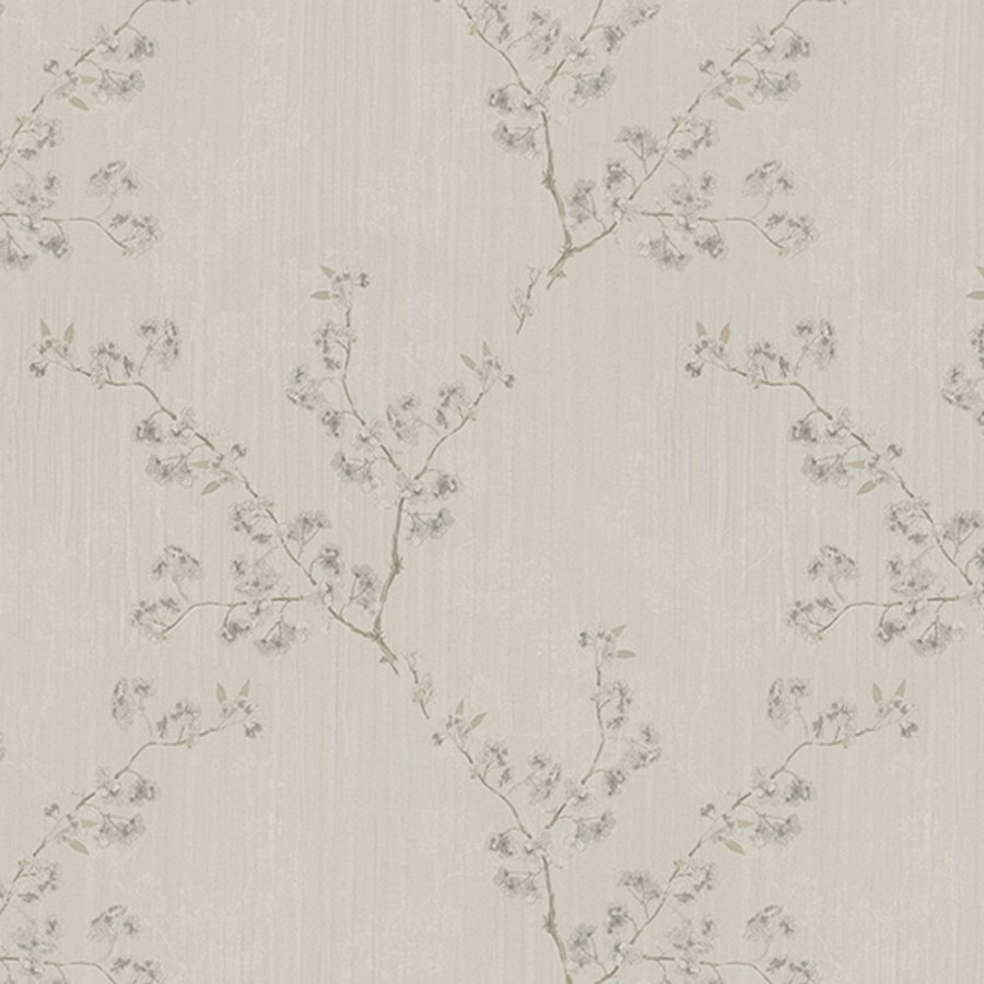 Béžová vliesová tapeta na zeď květiny Z66832 Satin Flowers - Satin Flowers