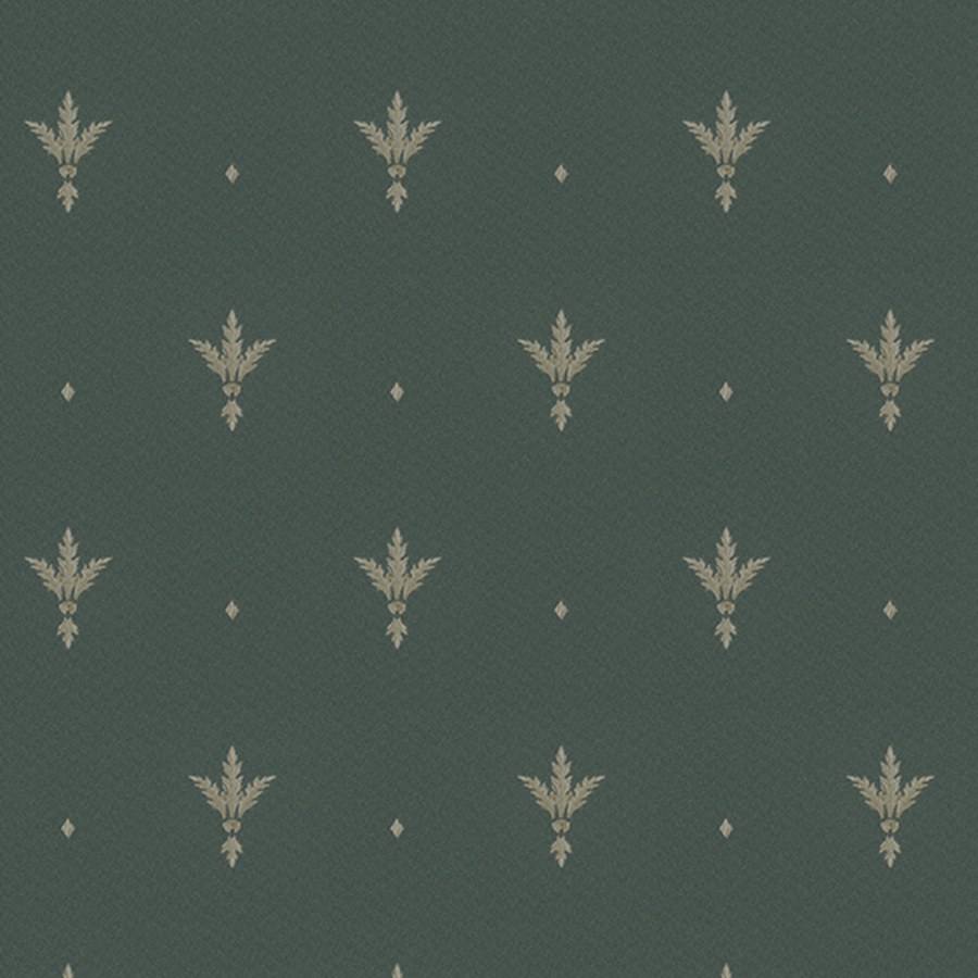 Zelená vliesová zámecká tapeta na zeď Z66851 Satin Flowers - Satin Flowers