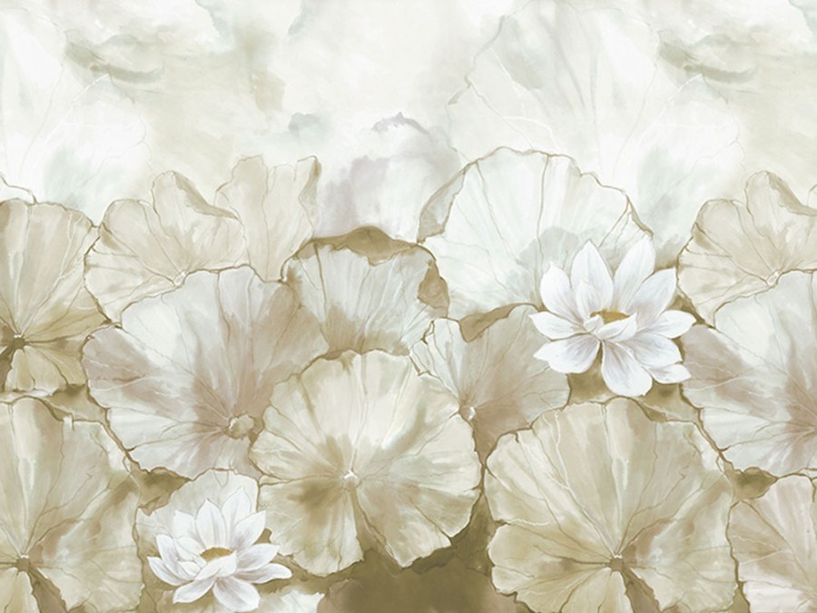 Vliesová obrazová tapeta Květy s listy Z66875 510 x 300 cm Satin Flowers - Satin Flowers