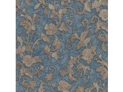 Luxusní šedo-modrá vliesová tapeta ornamenty M31939 Magnifica Murella Tapety Vavex - Tapety Zambaiti Parati - Magnifica Murella