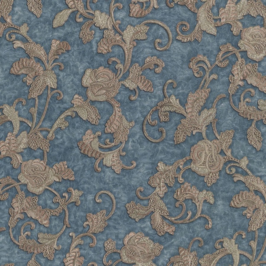 Luxusní šedo-modrá vliesová tapeta ornamenty M31939 Magnifica Murella - Magnifica Murella