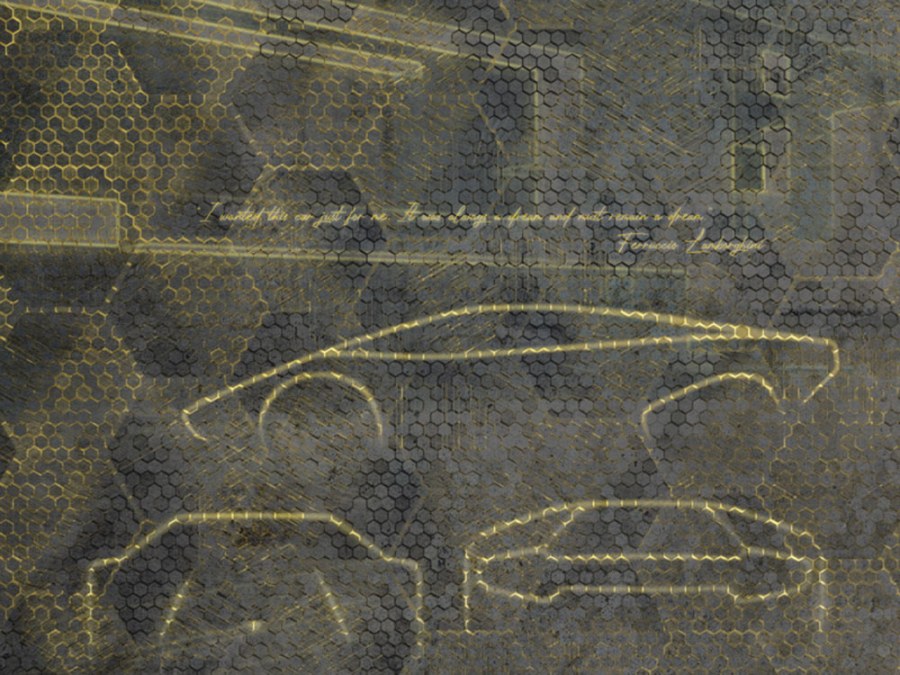 Luxusní grafická obrazová tapeta Z90057 330 x 300 cm Automobili Lamborghini 2 - Automobili Lamborghini 2