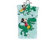 Disney povlečení do postýlky Mickey Dino baby 100x135, 40x60 cm Ložní povlečení - Dětské povlečení - Povlečení do postýlky - Licenční povlečení do postýlky