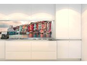 Samolepicí fototapeta do kuchyně KI-180-118 Portovenere | 180 x 60 cm Samolepící fototapety - Na kuchyňskou linku