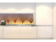 Samolepicí fototapeta do kuchyně KI-180-121 Kapky na pampelišce | 180 x 60 cm Samolepící fototapety - Na kuchyňskou linku