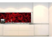 Samolepicí fototapeta do kuchyně KI-180-132 Rudé růže | 180 x 60 cm