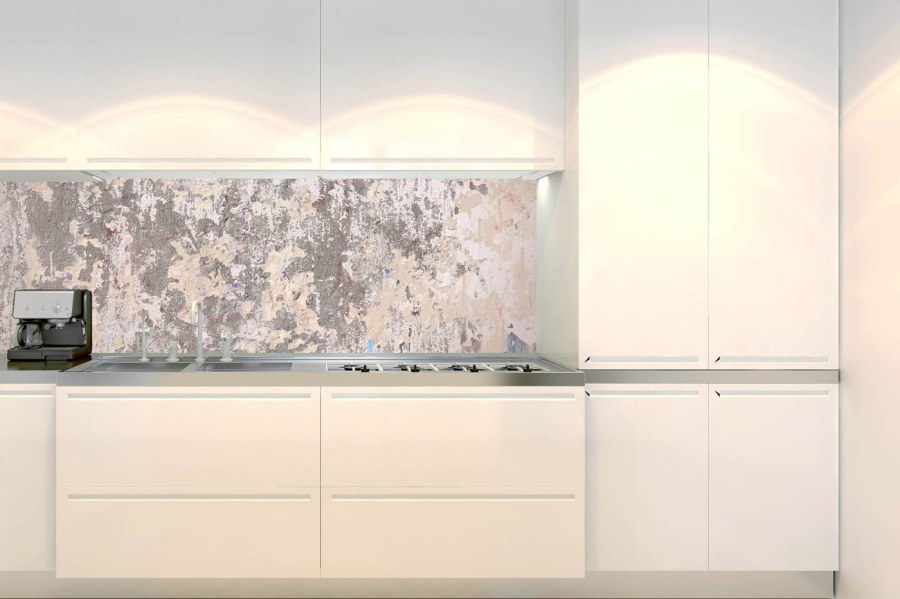 Samolepící fototapety - Na kuchyňskou linku - Samolepicí fototapeta do kuchyně KI-180-152 Výstřední zeď | 180 x 60 cm Samolepicí fototapeta do kuchyně KI-180-152 Výstřední zeď | 180 x 60 cm - Na kuchyňskou linku