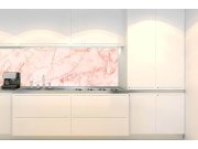 Samolepicí fototapeta do kuchyně KI-180-157 Růžový mramor | 180 x 60 cm Samolepící fototapety - Na kuchyňskou linku