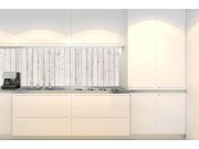 Samolepicí fototapeta do kuchyně KI-180-161 Stará dřevěná zeď | 180 x 60 cm
