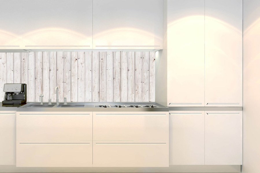 Samolepicí fototapeta do kuchyně KI-180-161 Stará dřevěná zeď | 180 x 60 cm - Na kuchyňskou linku