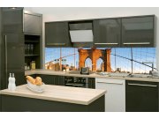 Samolepicí fototapeta do kuchyně KI-260-116 Brooklyn Bridge | 260 x 60 cm