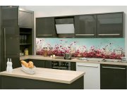 Samolepicí fototapeta do kuchyně KI-260-126 Jarní pole | 260 x 60 cm Samolepící fototapety - Na kuchyňskou linku