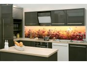 Samolepicí fototapeta do kuchyně KI-260-130 Květinové pole | 260 x 60 cm