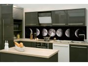 Samolepicí fototapeta do kuchyně KI-260-146 Fáze měsíce | 260 x 60 cm