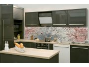 Samolepicí fototapeta do kuchyně KI-260-147 Rustikální kamenná zeď | 260 x 60 cm