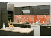 Samolepicí fototapeta do kuchyně KI-260-149 Rozbitá zed | 260 x 60 cm Samolepící fototapety - Na kuchyňskou linku