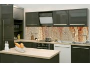 Samolepicí fototapeta do kuchyně KI-260-151 Výstřední textura zdi | 260 x 60 cm Samolepící fototapety - Na kuchyňskou linku