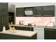 Samolepicí fototapeta do kuchyně KI-260-157 Růžový mramor | 260 x 60 cm Samolepící fototapety - Na kuchyňskou linku