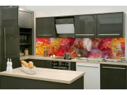 Samolepicí fototapeta do kuchyně KI-260-160 Abstraktní zeď | 260 x 60 cm Samolepící fototapety - Na kuchyňskou linku