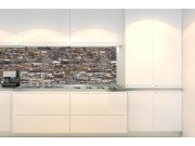 Samolepicí fototapeta do kuchyně KI-180-174 Staré cihlová zeď | 180 x 60 cm Samolepící fototapety - Na kuchyňskou linku