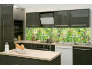 Samolepicí fototapeta do kuchyně KI-260-172 Květinová louka | 260 x 60 cm Samolepící fototapety - Na kuchyňskou linku