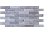 3D obkladový PVC panel imitace cihlové zdi šedá Obkladové 3D panely