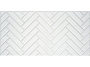 3D obkladový PVC panel imitace parketový vzor bílý Obkladové 3D panely