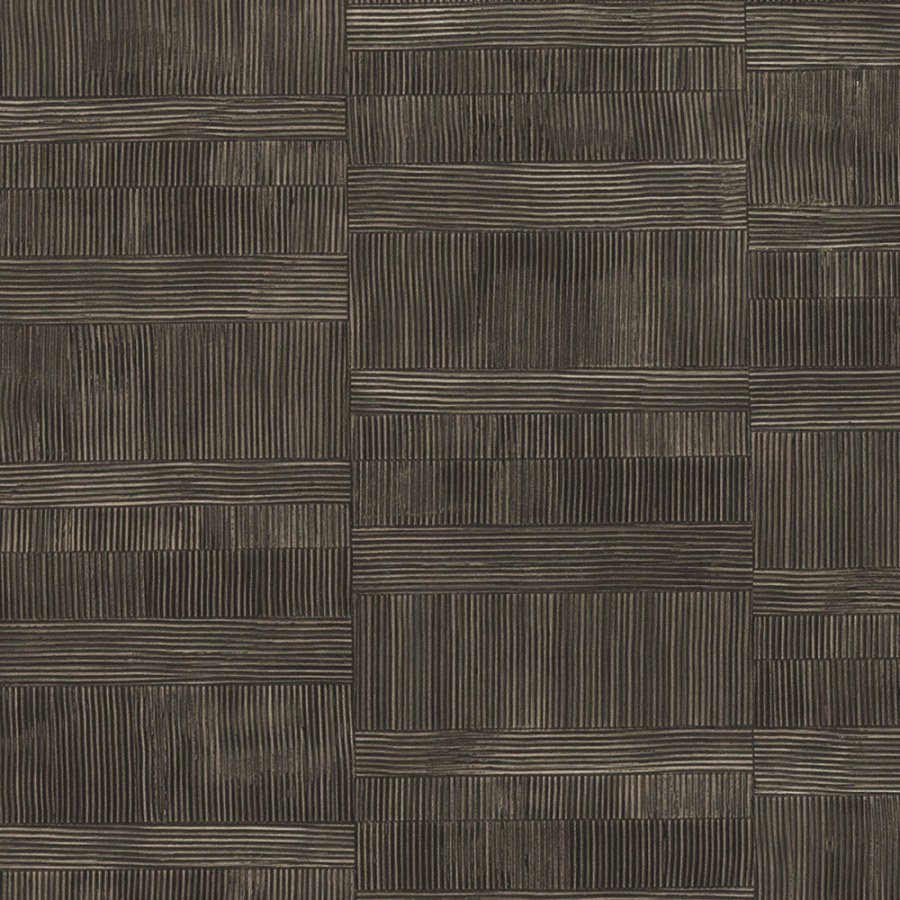 Luxusní geometrická tapeta na zeď tmavě hnědá 64609 | Lepidlo zdarma - Tapety Materea
